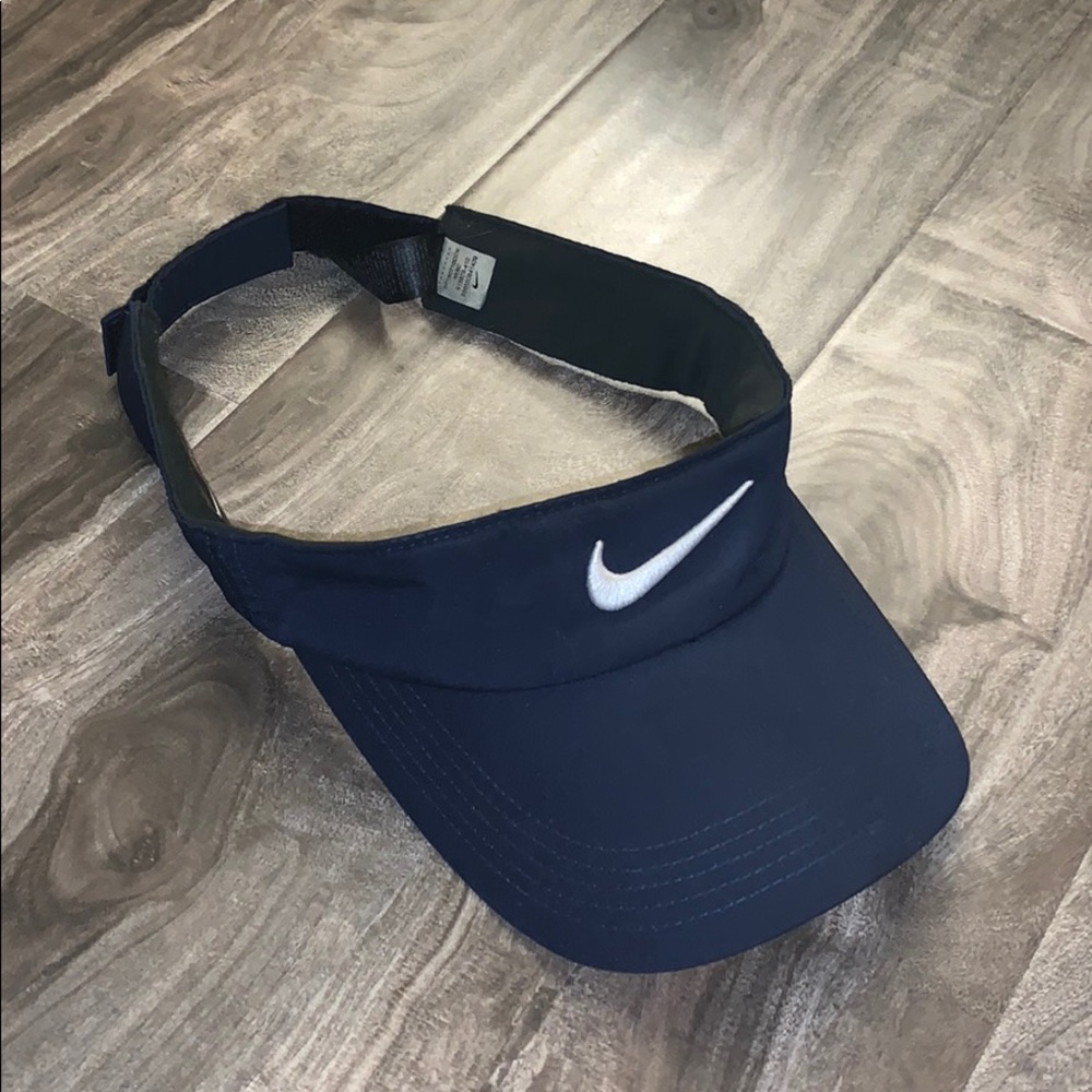 Blue Nike Dri-fit Visor